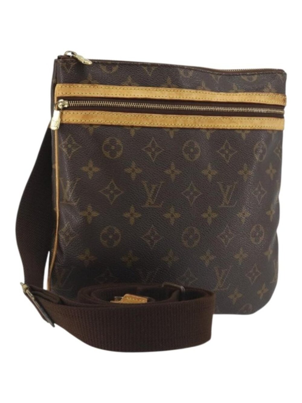 LOUIS VUITTON Monogram Pochette Bosphore Shoulder Bag M40044